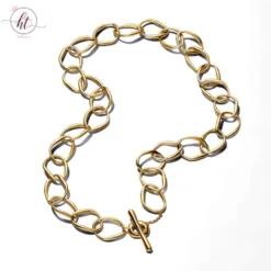 Pandora Essence 14k Gold-Plated Interlocking Chain Necklace