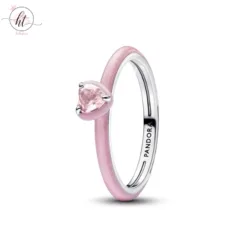 Pandora ME Pink Crystal Heart Ring