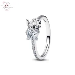 Stitch-Inspired Sterling Silver Ring – Friendship Journey