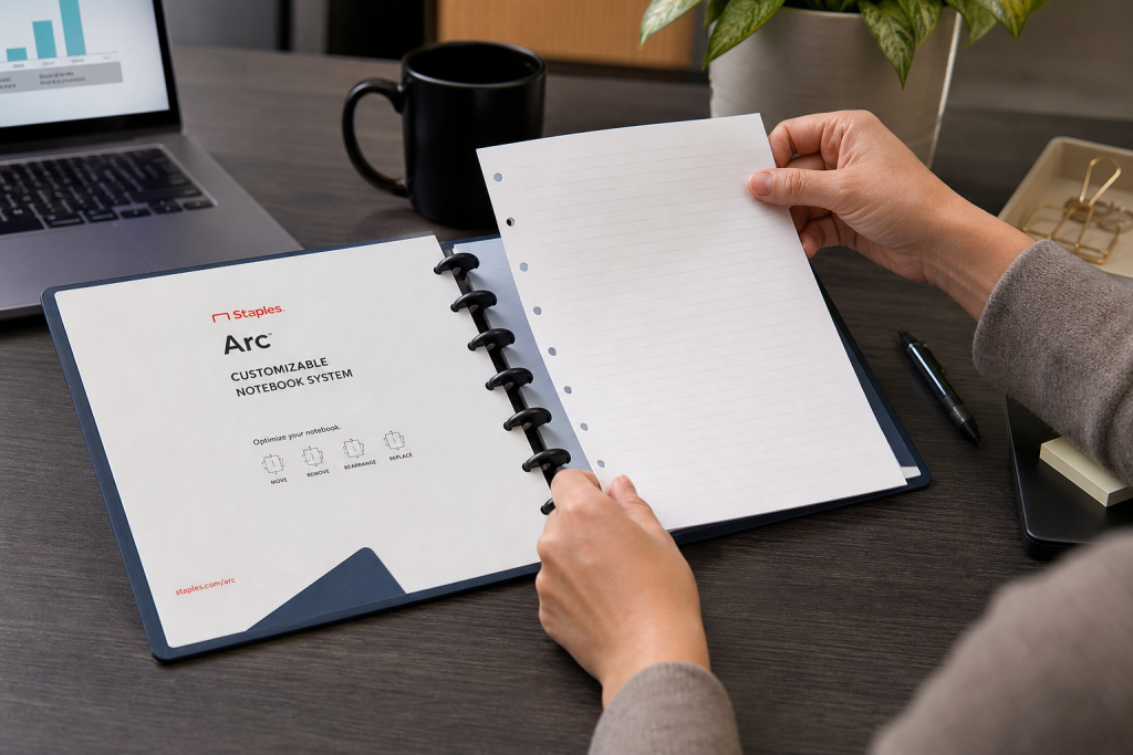 Staples Arc Customizable Notebook System