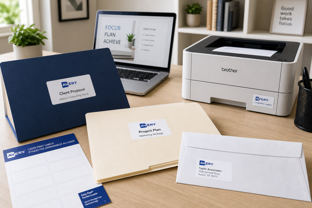 Avery Laser Print Labels