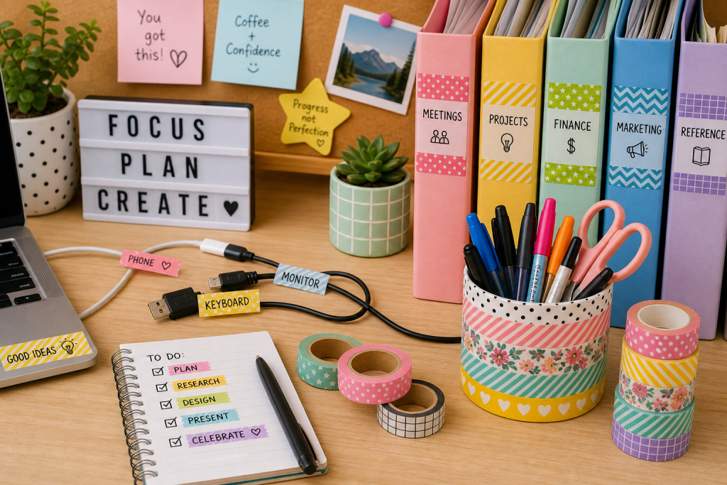 washi tape office uses