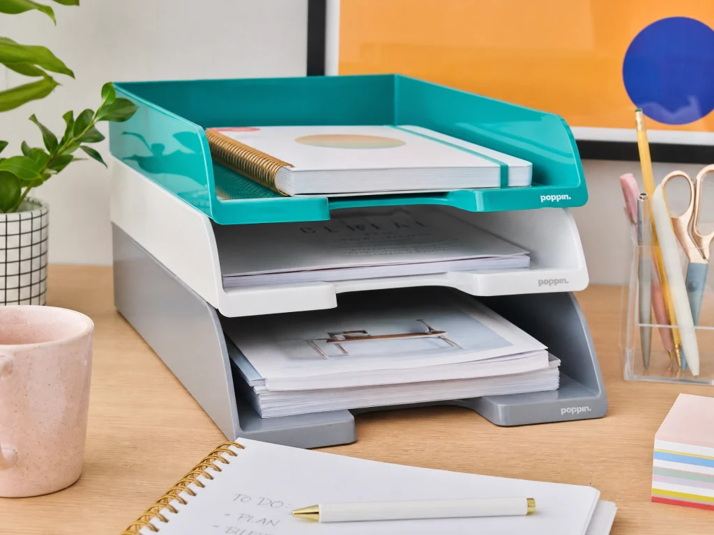 Poppin Stackable Letter Tray